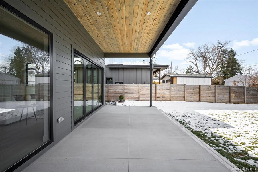 Exterior details and patio area of a home in , Denver (Image 28).