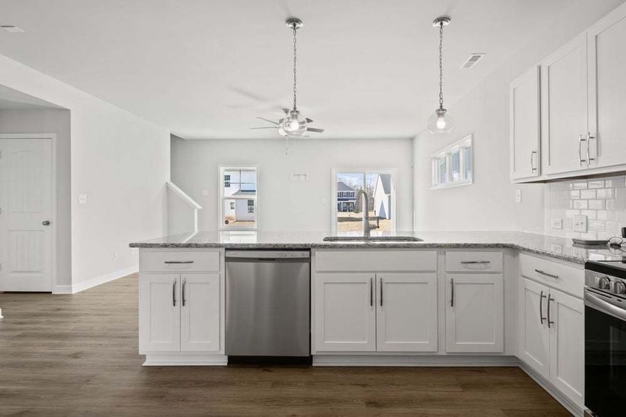 Representative furnished interior of a home built from the Camellia by Caviness & Cates Communities in Bartlett Manor, Youngsville (Image 20).