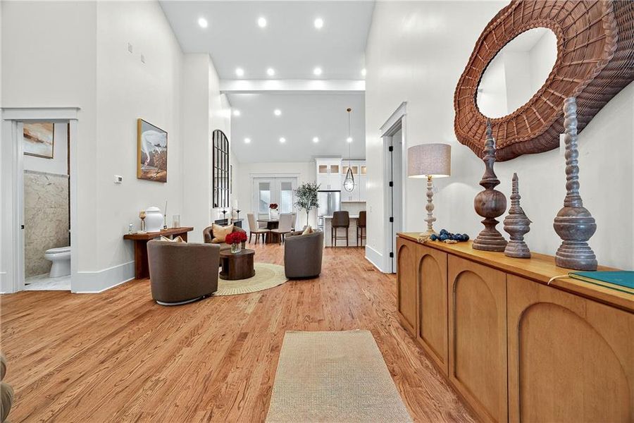 Furnished interior view inside a new home in , Forest Park (Image 16). Furnished interior view inside a new home in , Forest Park (Image 16).