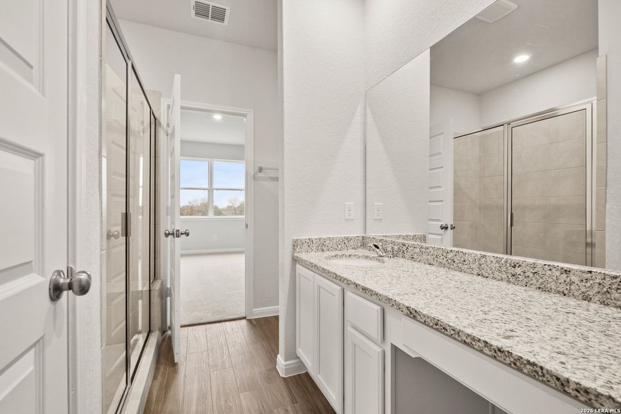 Furnished interior view inside a new home in Abbott Place, St. Hedwig (Image 10).