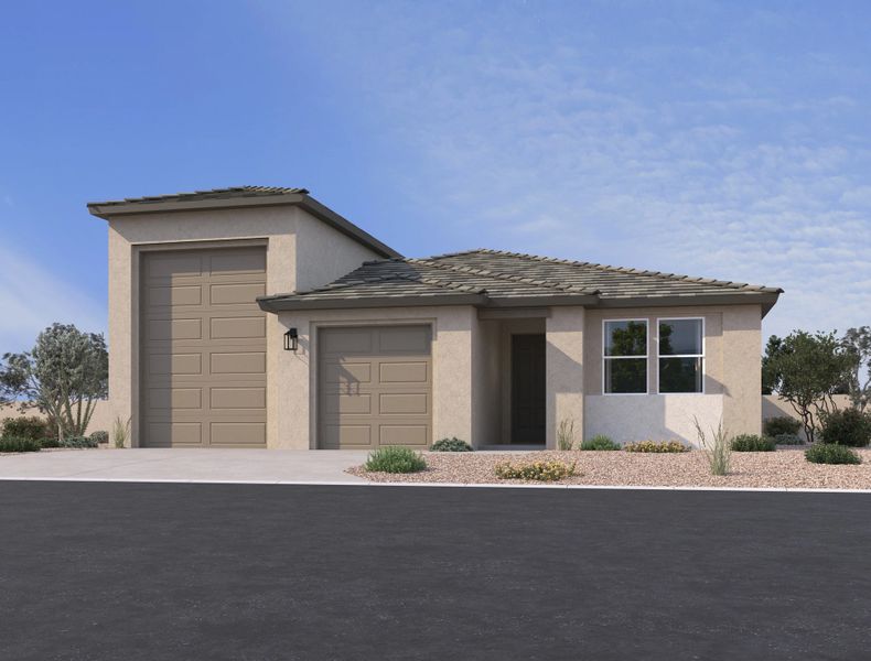 Exterior elevation rendering Exterior elevation rendering