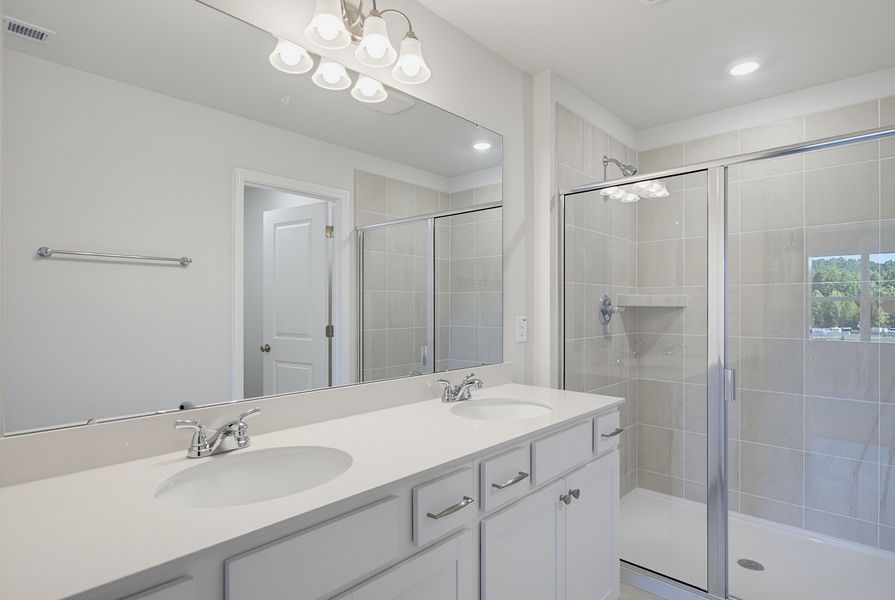 Furnished interior view inside a new home in Sweetbrier, Durham (Image 11).