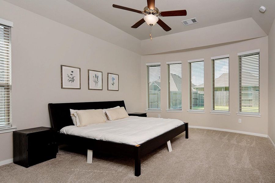 Furnished interior view inside a new home in The Meadows at Imperial Oaks, Conroe (Image 24).