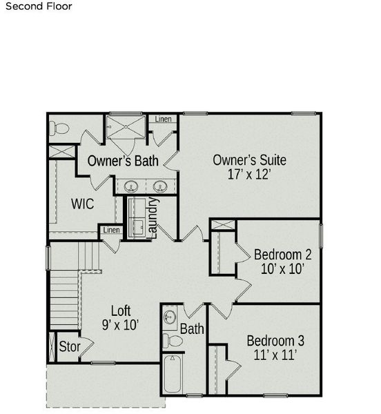 *Second floor* *Second floor*