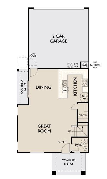 1st floor floorplan - Lot 19.0011