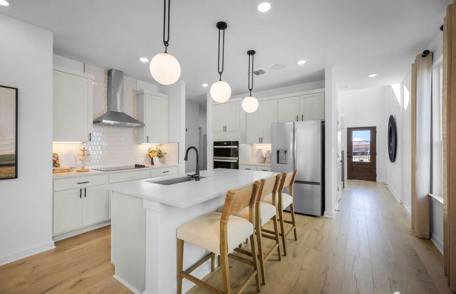 Representative furnished interior of a home built from the Fentress by Pulte Homes in Cameron Place, Austin (Image 33).