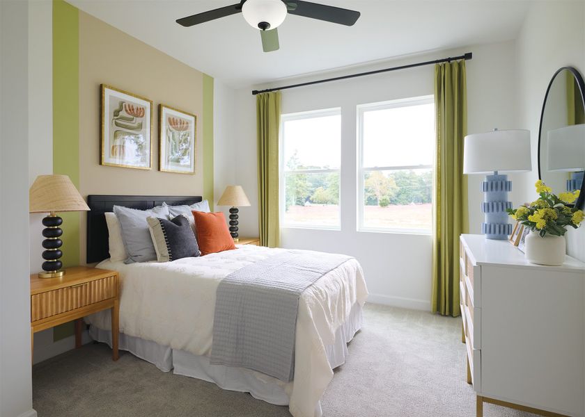 Representative furnished interior of a home built from the The Capstone by David Weekley Homes in Serenity - The Village Collection, Fuquay Varina (Image 5).