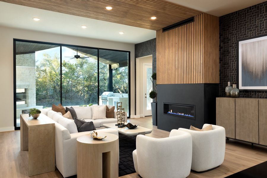 Furnished interior view inside a new home in Riverstone, Georgetown (Image 7).