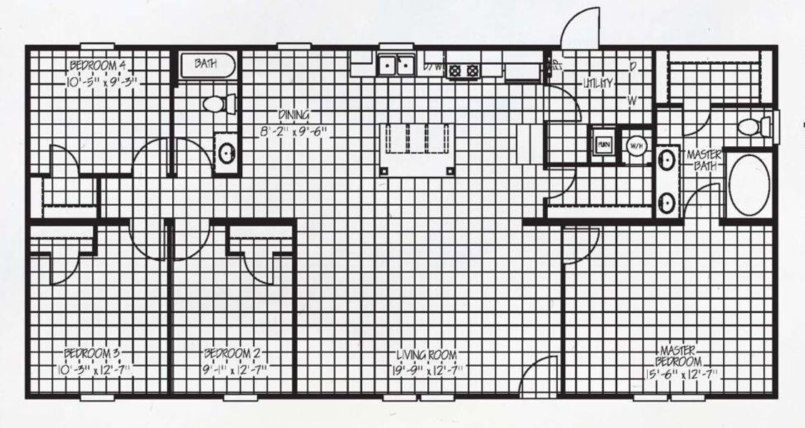 2D floor plan layout of this home in , Anson, TX (Image 3).