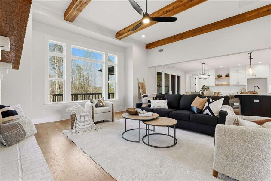 Furnished interior view inside a new home in , Newnan (Image 7).