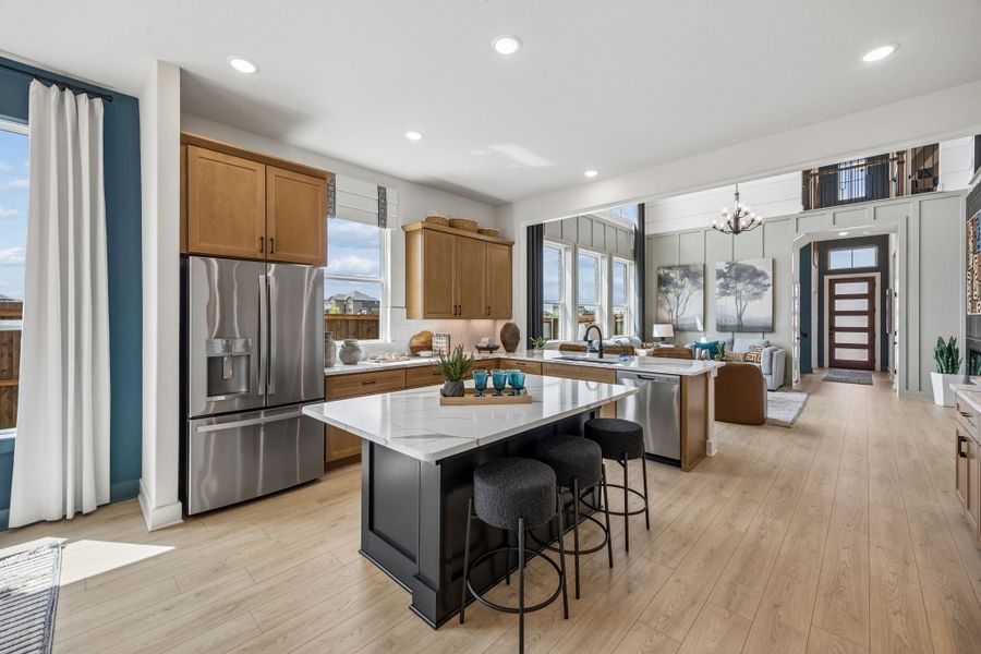 Furnished interior view inside a new home in Las Lomas, Forney (Image 13).