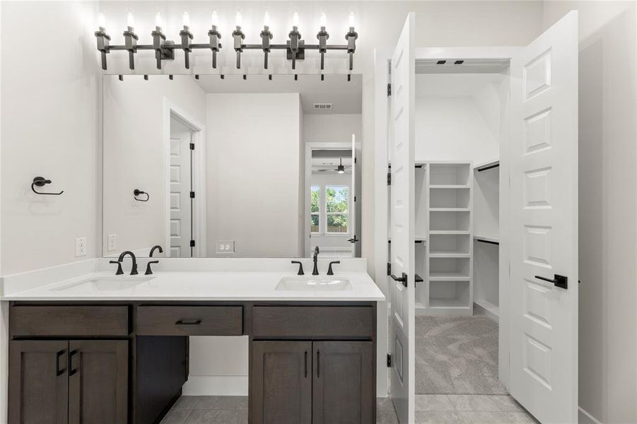 Furnished interior view inside a new home in The Highlands, Rockwall (Image 7).