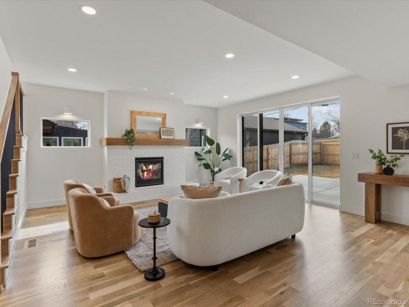 Furnished interior view inside a new home in , Denver (Image 30).