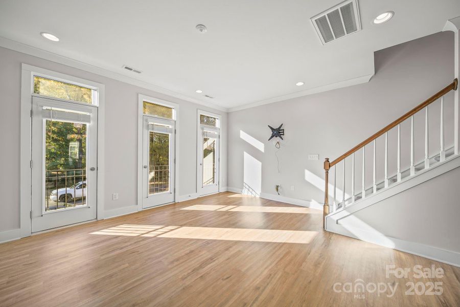 Spacious, unfurnished interior of a new home in , Huntersville (Image 24).