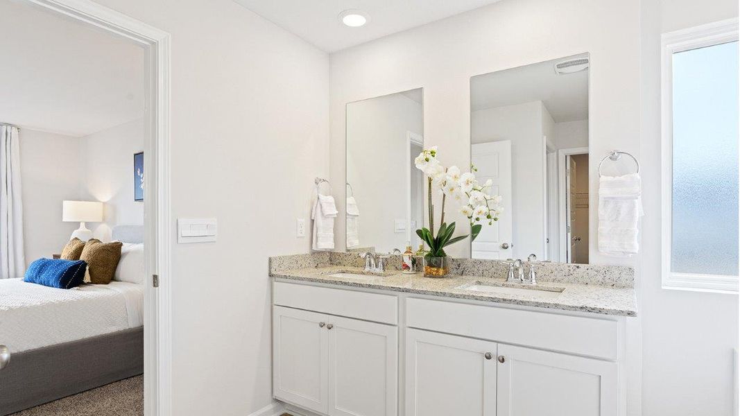 Representative furnished interior of a home built from the The Cali by D.R. Horton in Lake Mary Forest, Tallahassee (Image 16).