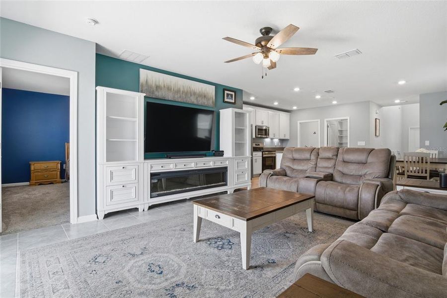 Furnished interior view inside a new home in Wellness Ridge, Clermont (Image 17).