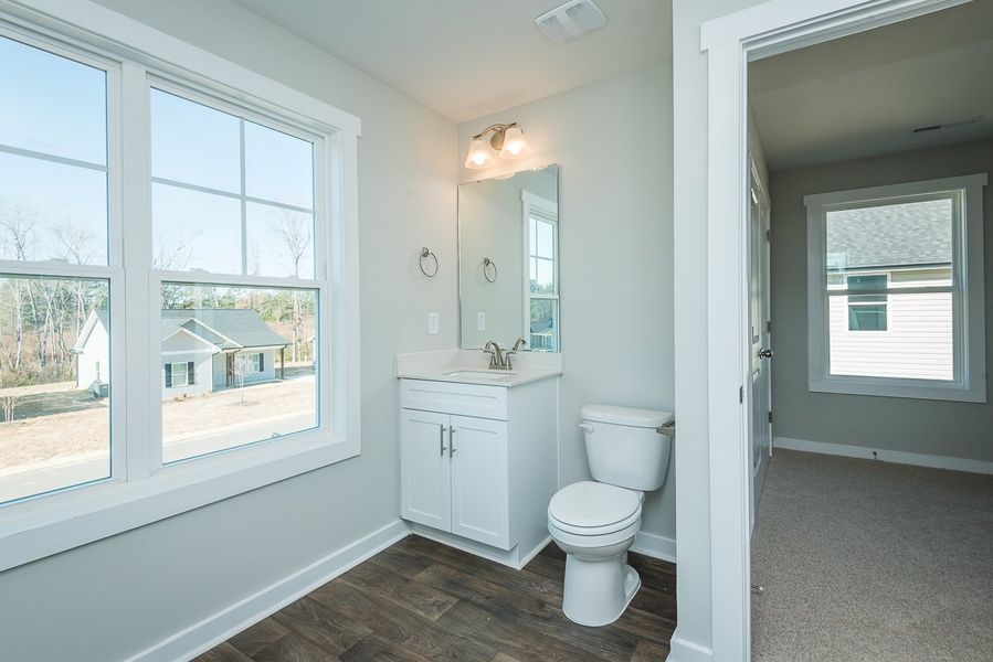 Representative furnished interior of a home built from the Thomas by Foundation Home Builders LLC in Pinnix Loop, Burlington (Image 13).