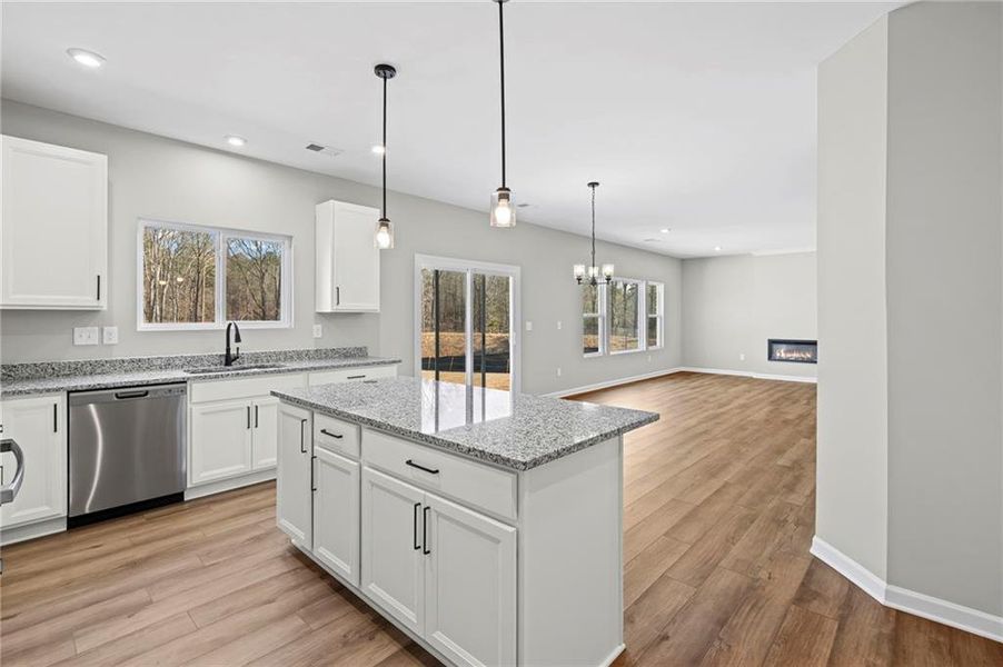 Furnished interior view inside a new home in Twin Lakes, Hoschton (Image 5).