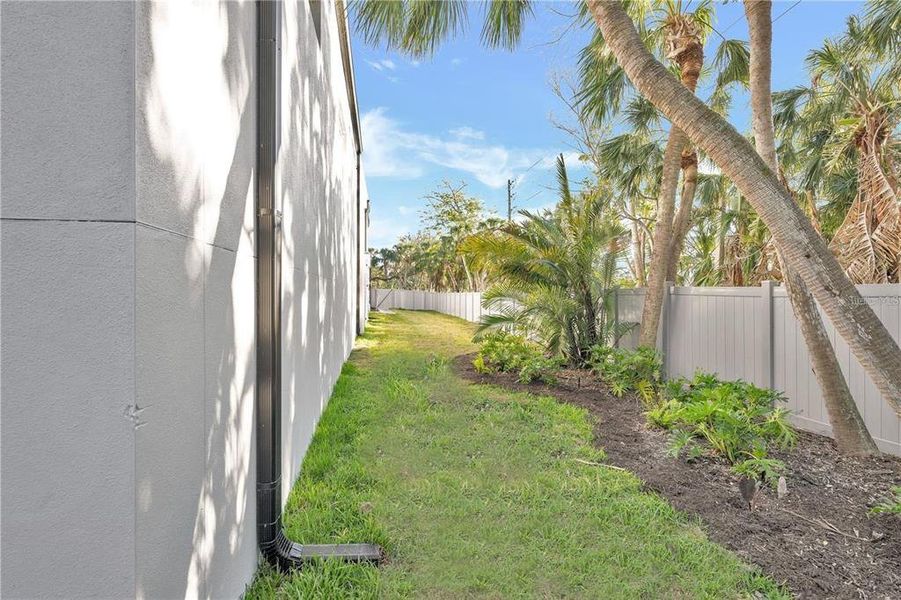 Exterior details and patio area of a home in , Sarasota (Image 35).