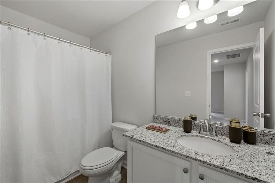 Furnished interior view inside a new home in Walden Park - The Retreat, Jonesboro (Image 33).