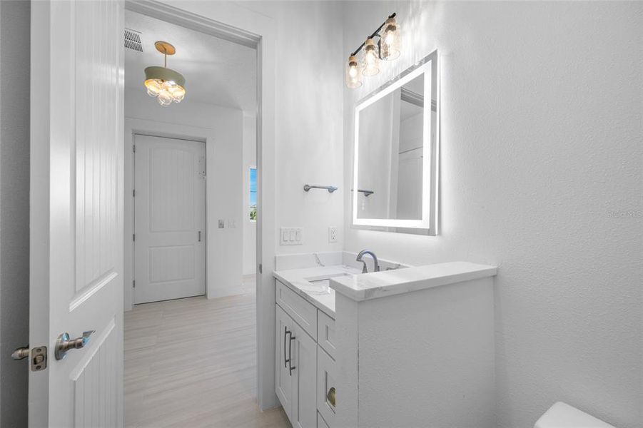 Furnished interior view inside a new home in , Treasure Island (Image 43).