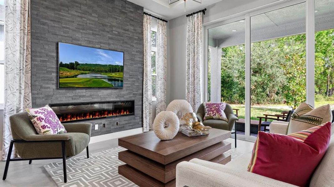Furnished interior view inside a new home in , Deland (Image 18).