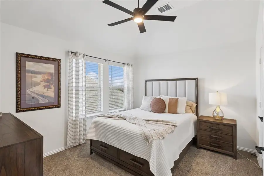 Bedroom upstairs off of gameroom