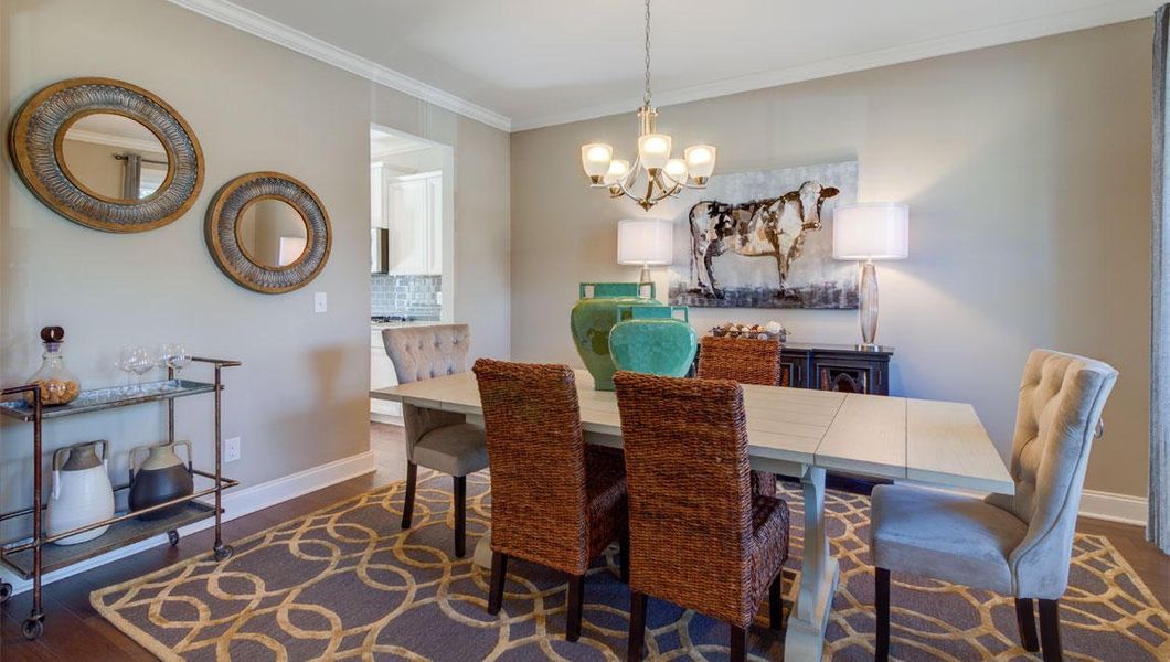Furnished interior view inside a new home in Berkeley Bay, Ridgeville (Image 9).
