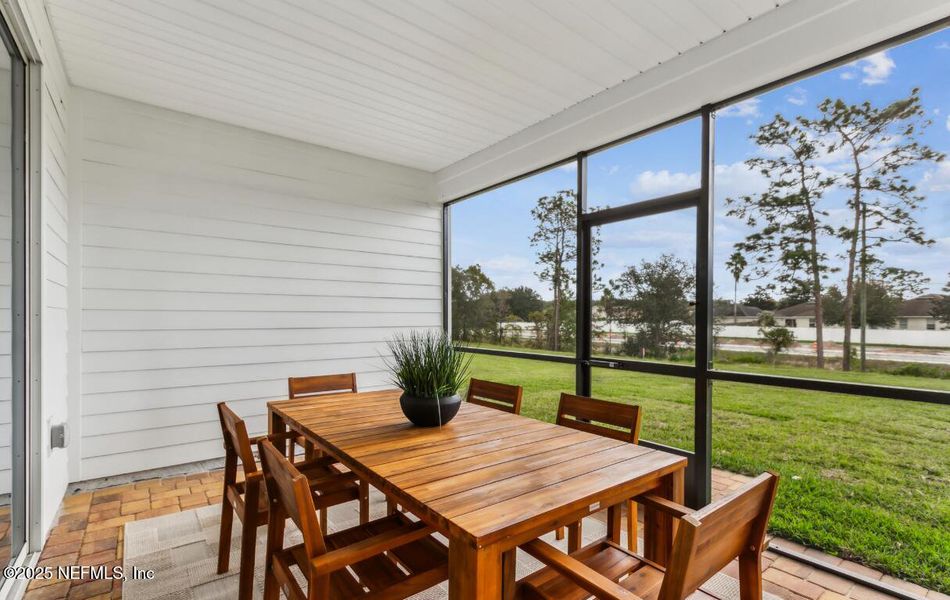 Furnished interior view inside a new home in Edenbrooke at Hyland Trail | 55+: Edenbrooke at Hyland Trail 60s, Green Cove Springs (Image 10).