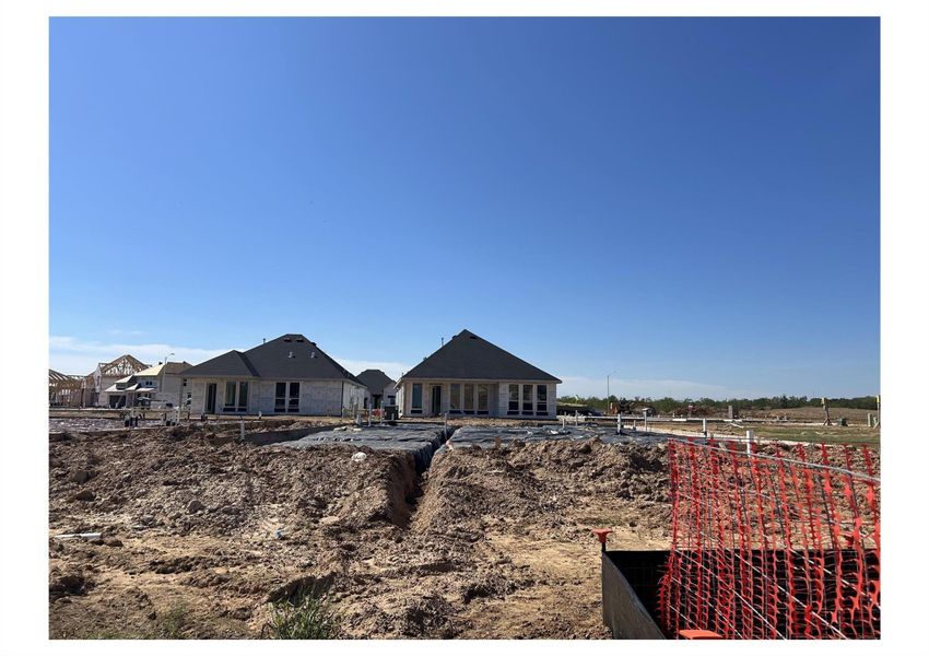 Front exterior of a new home in Harvest Point at Clopton Farms, Montgomery, TX, highlighting curb appeal (Image 2).