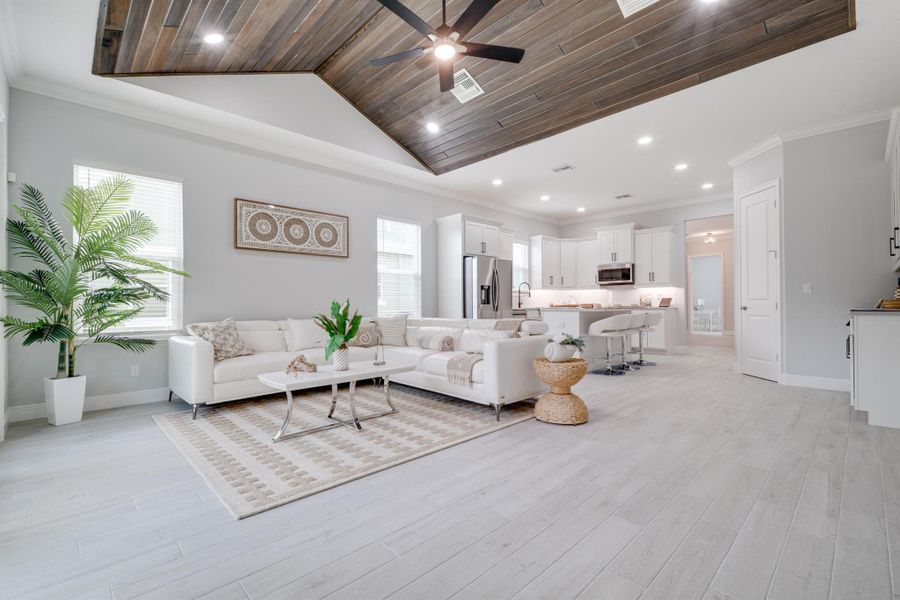 Furnished interior view inside a new home in , Vero Beach (Image 29). Furnished interior view inside a new home in , Vero Beach (Image 29).