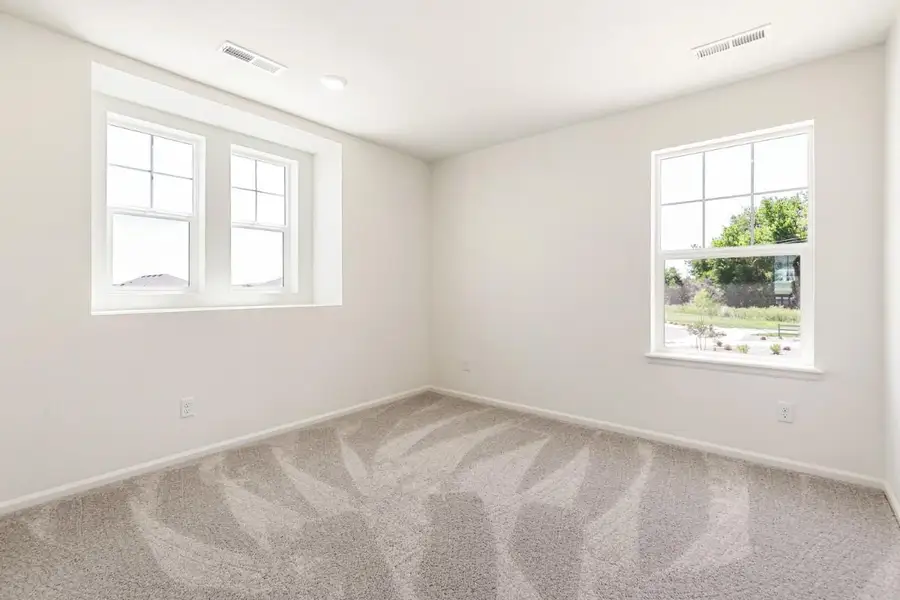 Spacious, unfurnished interior of a new home in The Nest Reserve at Canyon Creek, Erie (Image 19). Spacious, unfurnished interior of a new home in The Nest Reserve at Canyon Creek, Erie (Image 19).