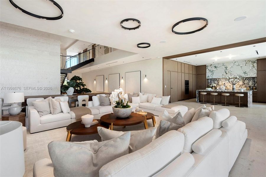 Furnished interior view inside a new home in , Bay Harbor Islands (Image 19).