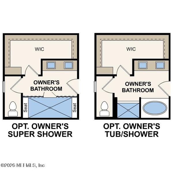 2D floor plan layout of this home in Reserve East, Flagler Beach, FL (Image 6).