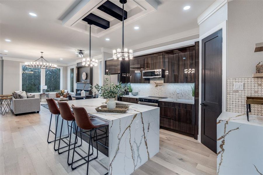 Furnished interior view inside a new home in , Whitney (Image 5).