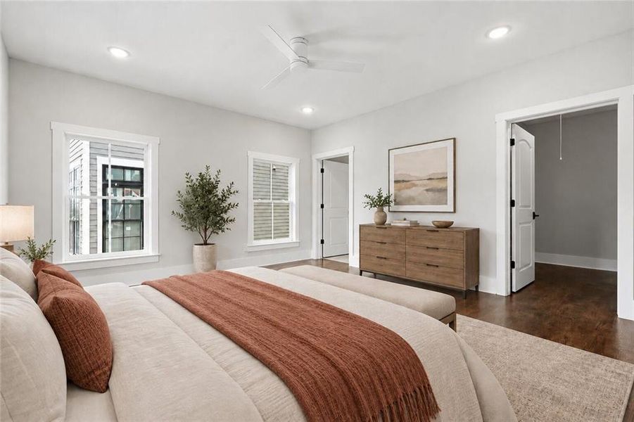 Furnished interior view inside a new home in , Alpharetta (Image 6).