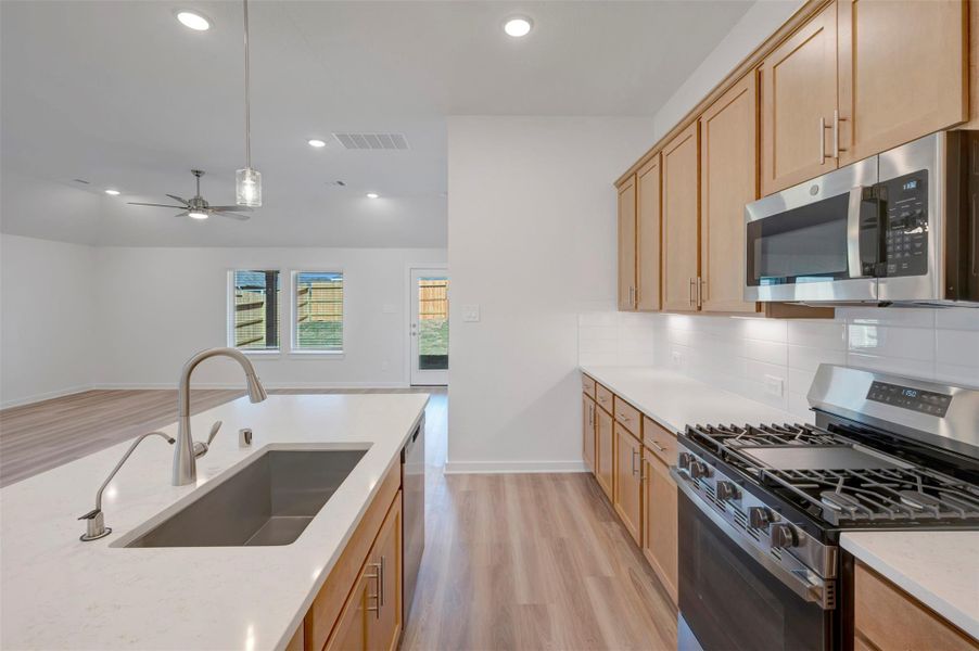 Furnished interior view inside a new home in Lone Star Landing, Montgomery (Image 15). Furnished interior view inside a new home in Lone Star Landing, Montgomery (Image 15).