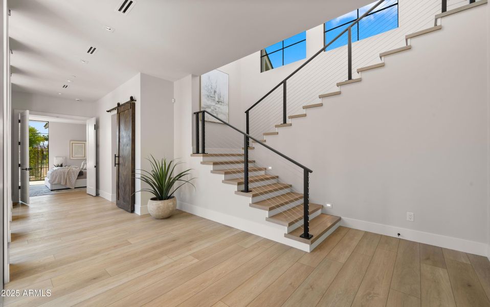 Staircase to Second Level Flexspace