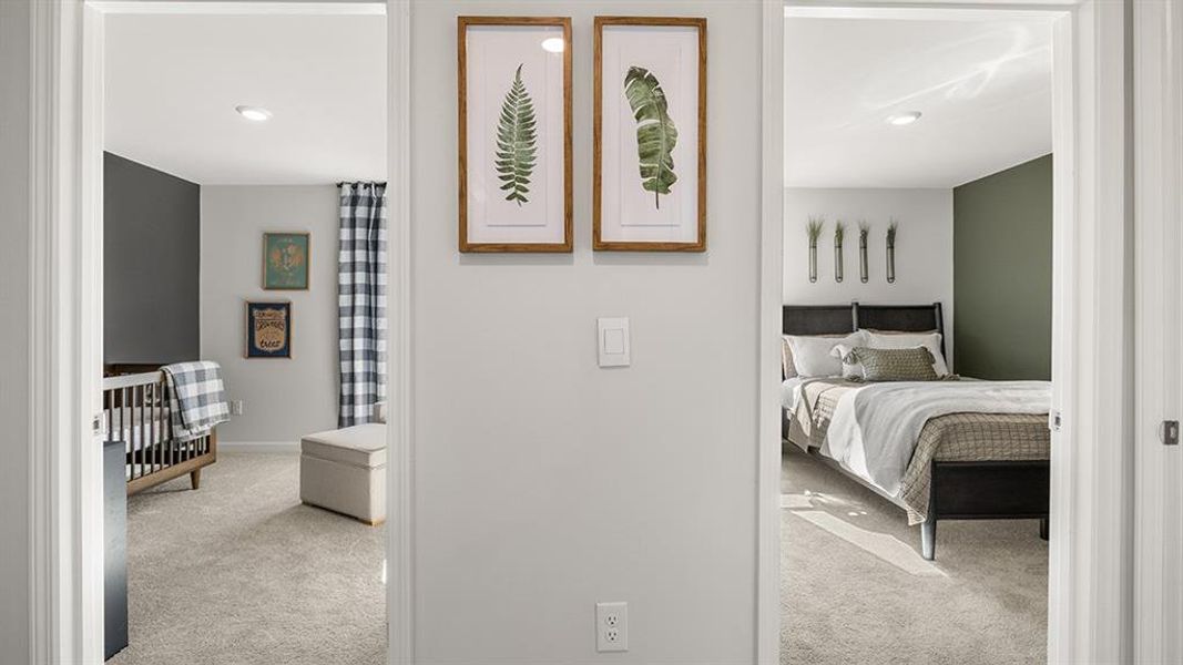 Furnished interior view inside a new home in Barrett Cove, Marietta (Image 13).