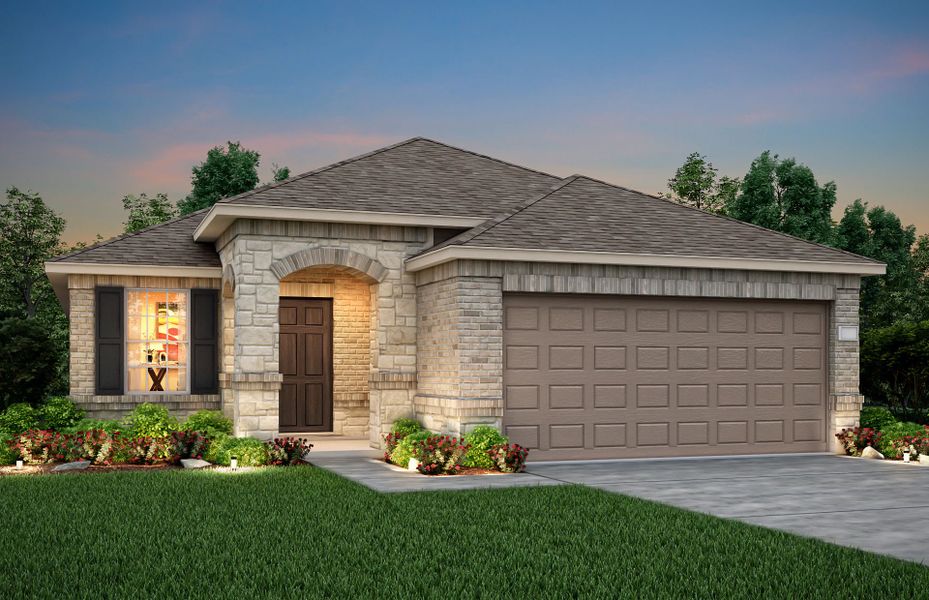 Representative exterior photo of a completed home built from the Becket by Pulte Homes in La Cima, San Marcos, TX (Image 14). Representative exterior photo of a completed home built from the Becket by Pulte Homes in La Cima, San Marcos, TX (Image 14).