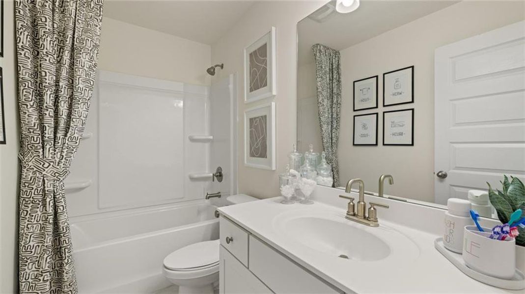 Furnished interior view inside a new home in The Gates at Pates Creek, Hampton (Image 43).