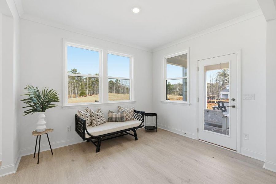 Furnished interior view inside a new home in Auburn Glen, Dacula (Image 26).