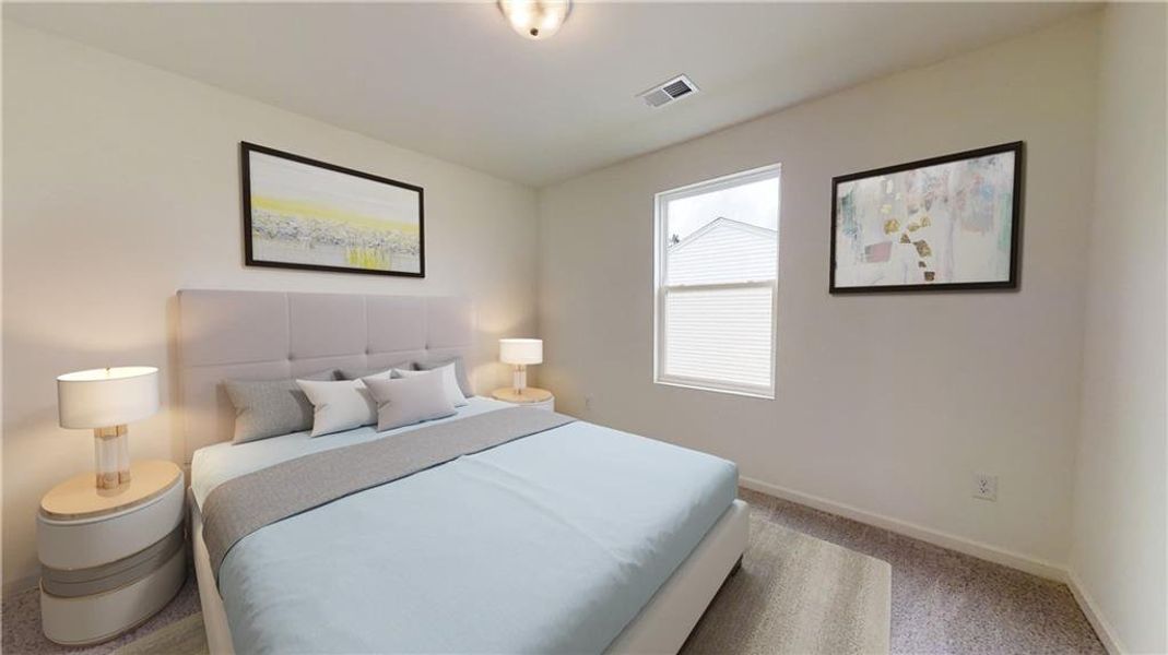 Furnished interior view inside a new home in Crescent Pointe, Carrollton (Image 6).