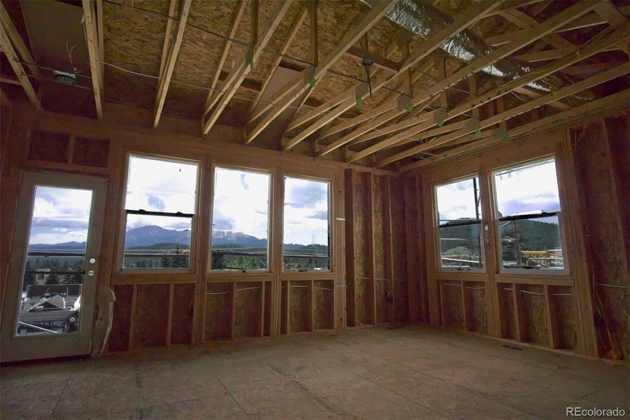 In-progress construction of a new home in , Woodland Park, CO (Image 5).