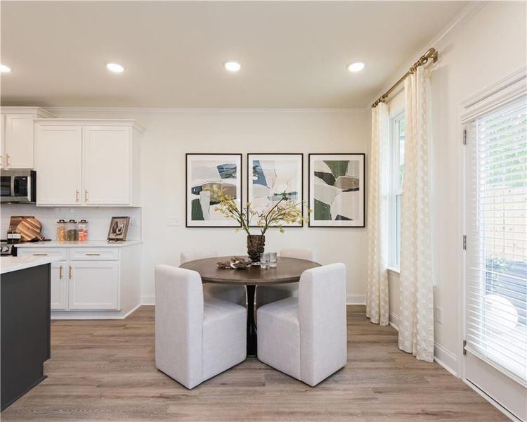 Furnished interior view inside a new home in Mulberry Summit, Flowery Branch (Image 25). Furnished interior view inside a new home in Mulberry Summit, Flowery Branch (Image 25).