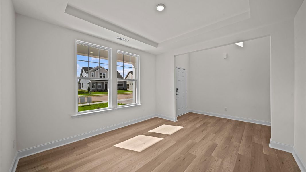 Furnished interior view inside a new home in Weavers Pointe, Zebulon (Image 6).