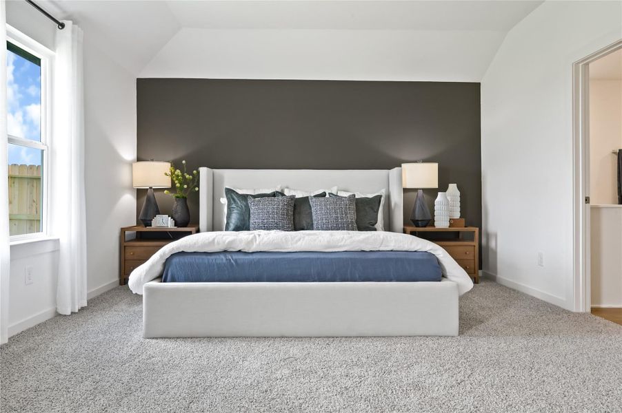 Furnished interior view inside a new home in August Trails, Needville (Image 15).