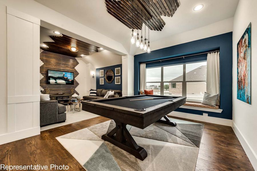 Representative furnished interior of a home built from the Rivercrest by Grand Homes in Grand Oaks, Celina (Image 15).