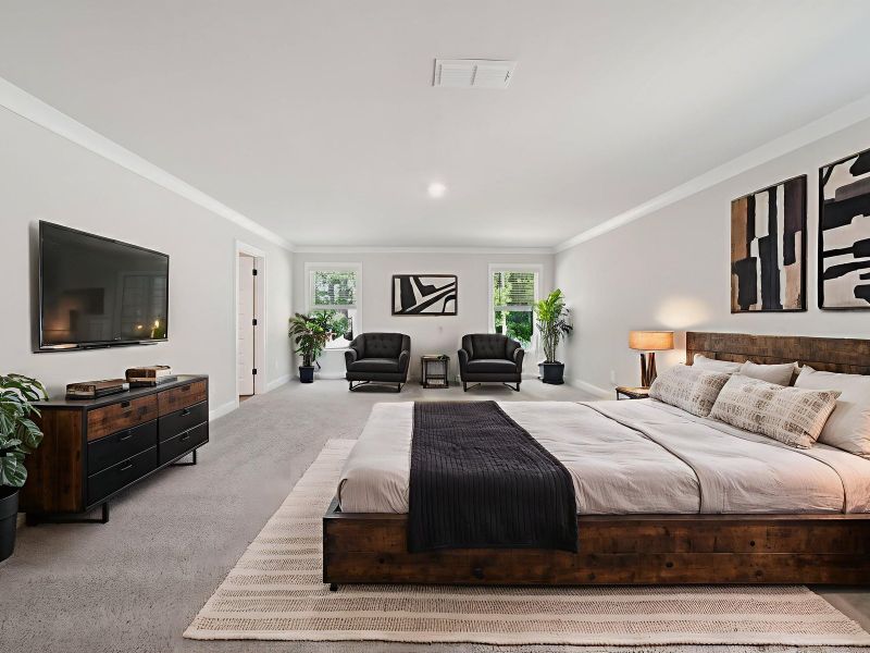 Furnished interior view inside a new home in Martin Springs - Estate Series, Lawrenceville (Image 7).