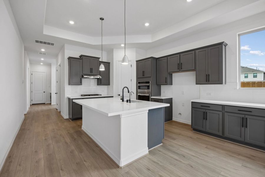 Furnished interior view inside a new home in Bergamo, Katy (Image 4).